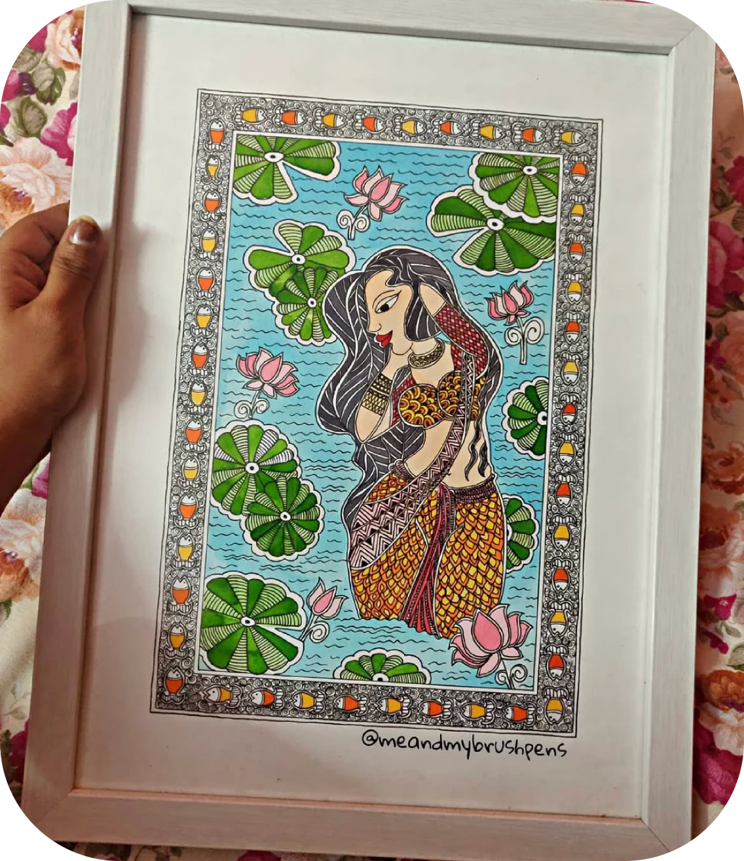 Folk art woman