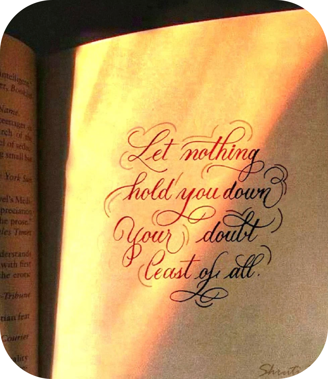Let nothing hold you down