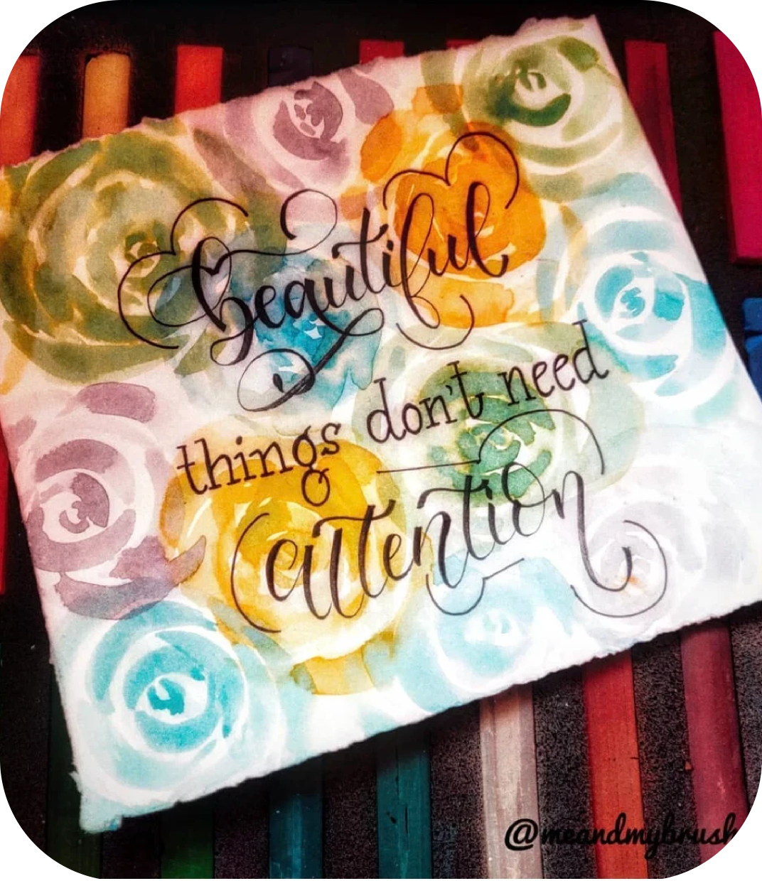 Brush lettering