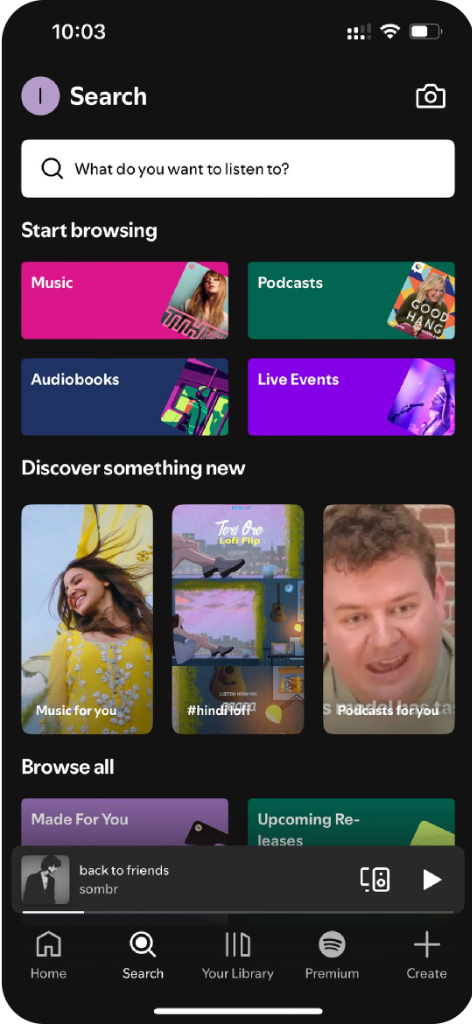 Before: friend search is hard to find